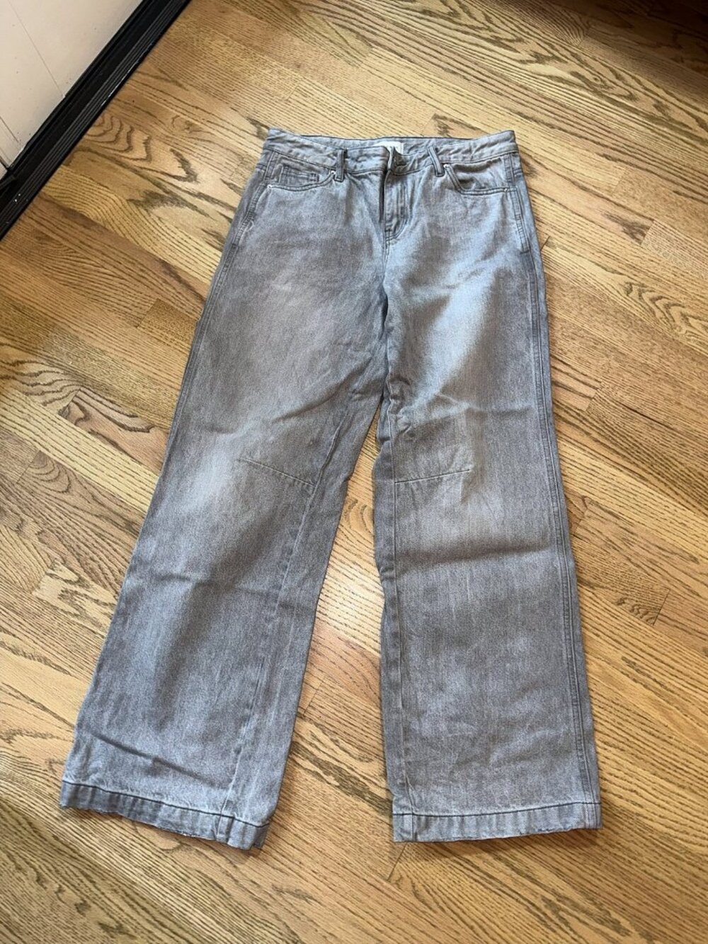 PacSun Casey Low Rise Baggy Jeans Grey Wash Size 28